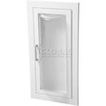 Activar Construction Products Group Activar Inc. Steel Fire Extinguisher Cabinet, Clear Acrylic Bubble Window, Fully Recessed 1515F25